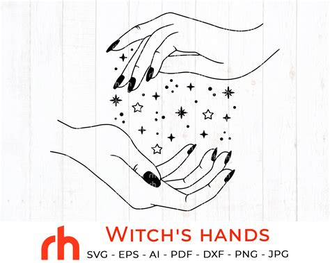 The Witch Clasping Hands: Embracing the Power of the Elemental